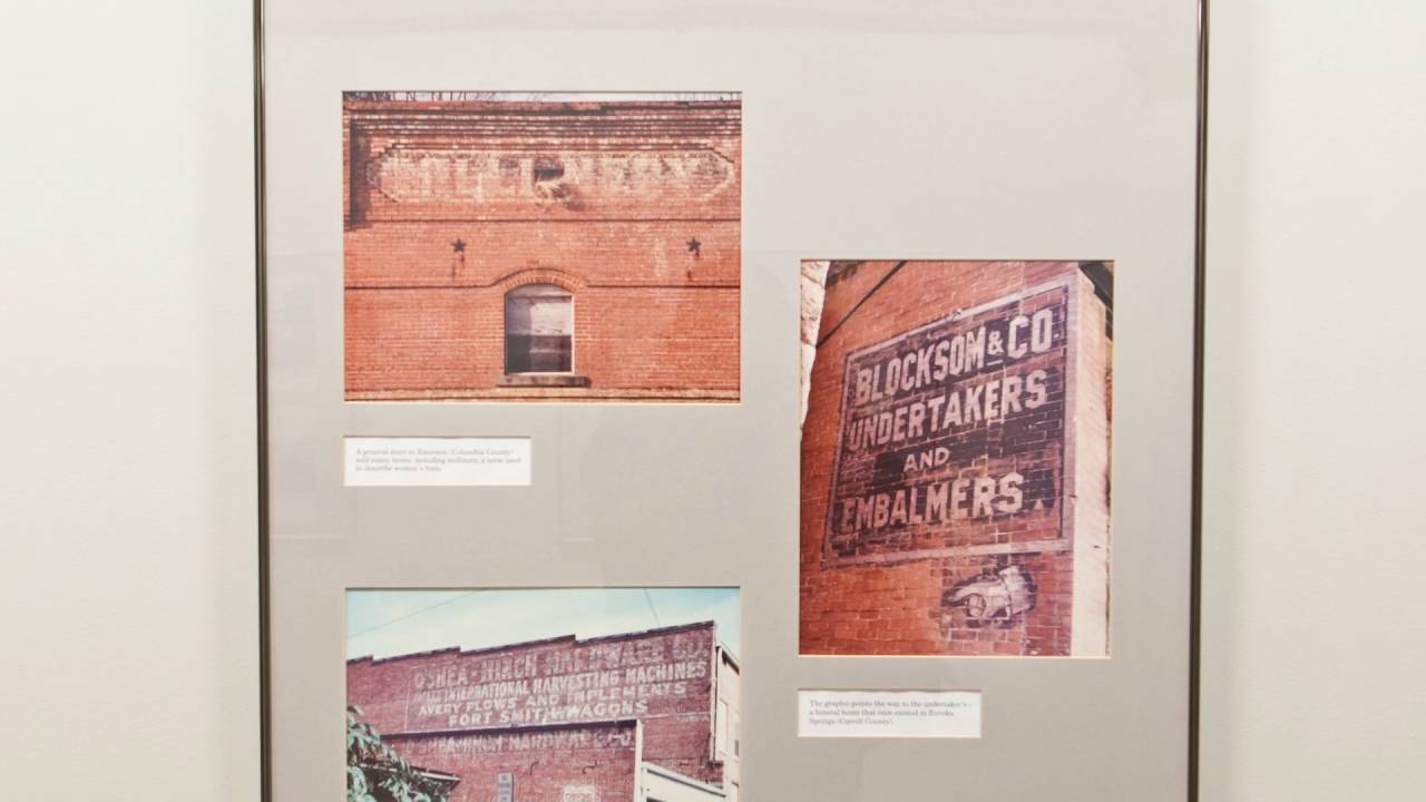 Arkansas State Capitol Gallery Ghost Signs of Arkansas