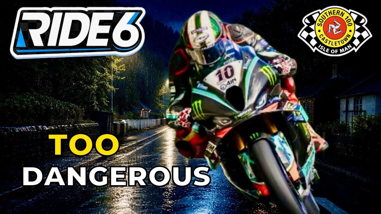 RIDE 6 | Night Rain Madness at Isle of Man! 🌧️🌙 Southern 100 POV