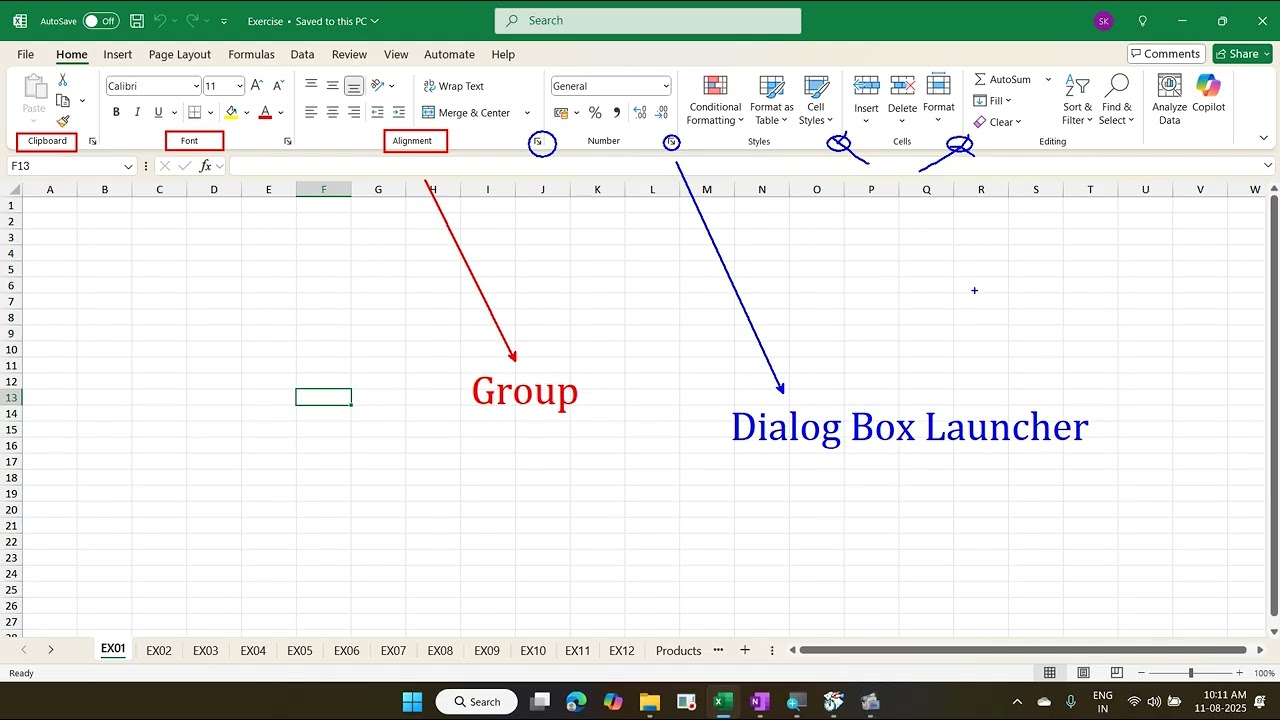 Microsoft Excel Session 1 Day 1 Elgi Delhi