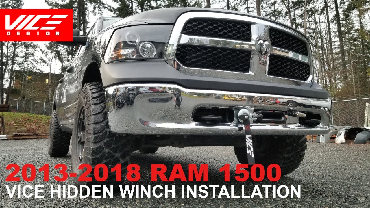 VICE 2013-2018 RAM 1500 Hidden Winch Kit Installation