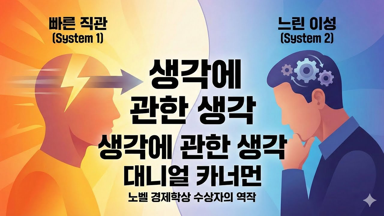 [한국어] 생각에 관한 생각 책 리뷰 | [Korean] Thinking, Fast and Slow Book Review