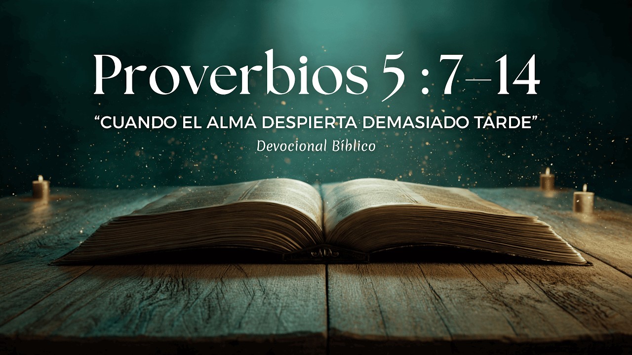 Proverbios 5:7–14 | Cuando El Alma Despierta Demasiado Tarde |  Devocional Bíblico