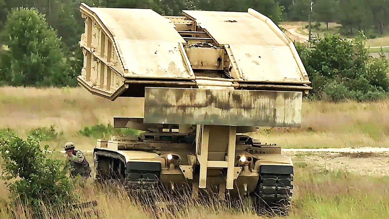 The Amazing Real Life Tank/Bridge Transformer: M60 AVLB