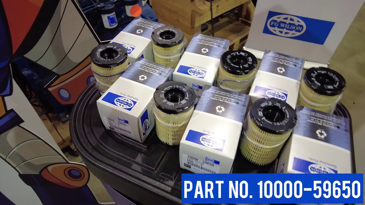 FG Wilson Parts: Fuel Filters (Part No. 10000-59650) for Perkins 1103 Series Engines