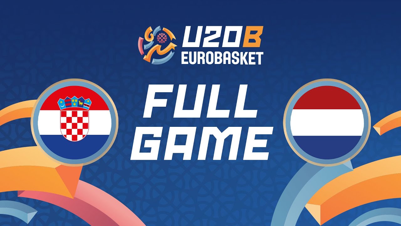 Croatia v Netherlands | Full Basketball Game | FIBA U20 Women's EuroBasket 2024 Division B