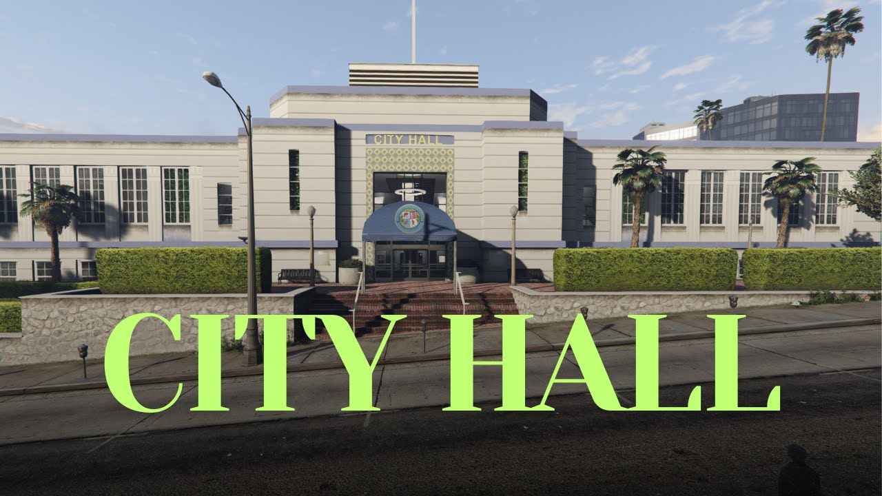 City Hall MLO FiveM : Del Perro Government Facility Map for Law, Court & Press RP