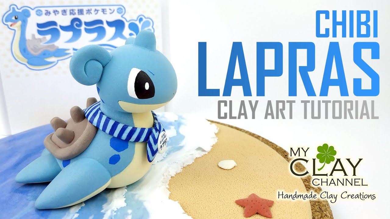 How to make Chibi Lapras - Pokémon - Clay Art Tutorial
