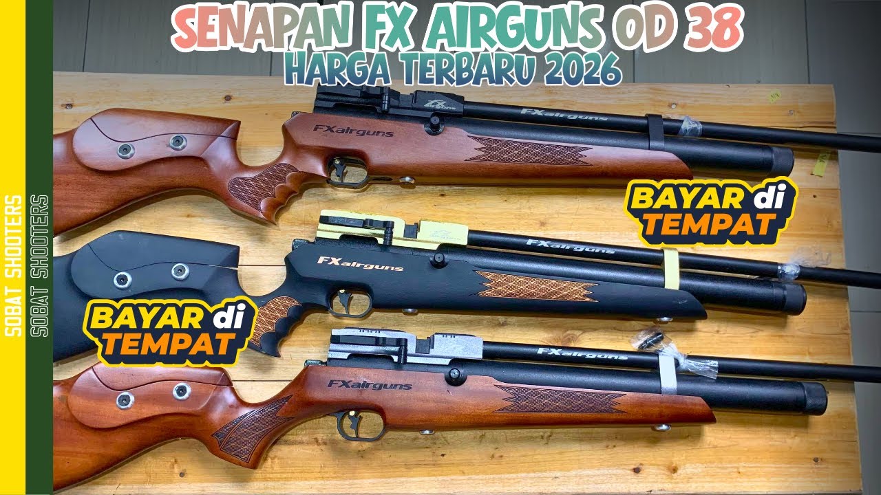 HARGA PROMO SENAPAN || PCP FX AIRGUNS OD 38 TERBARU 2026