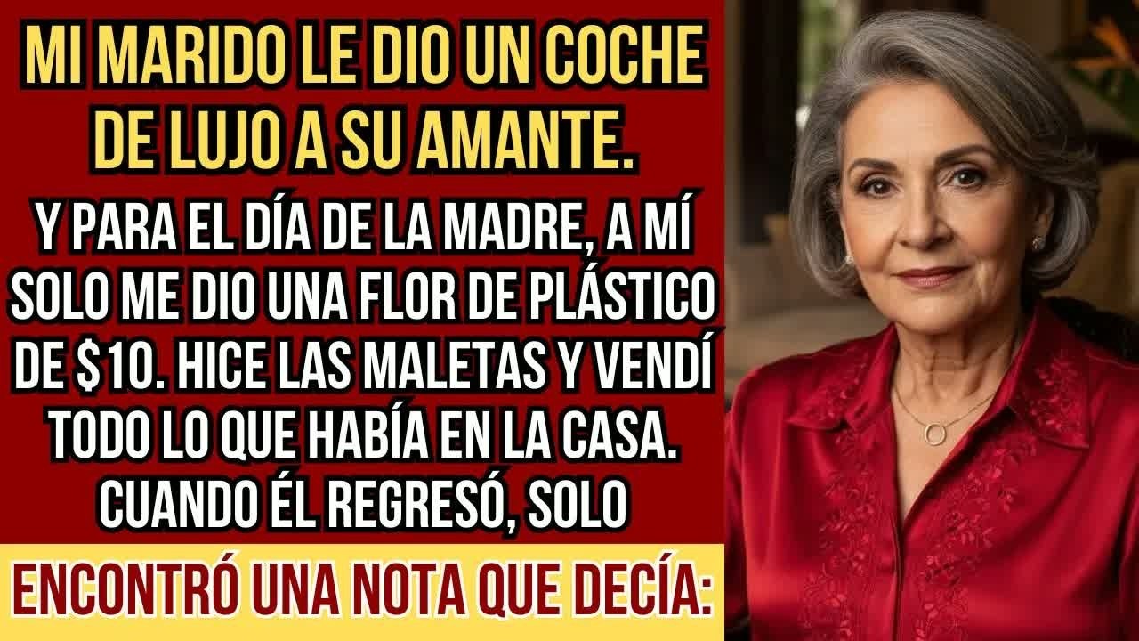 HISTORIAS REALES  En el Día de la Madre, mi marido le regaló un coche a su amante  Y a mí solo