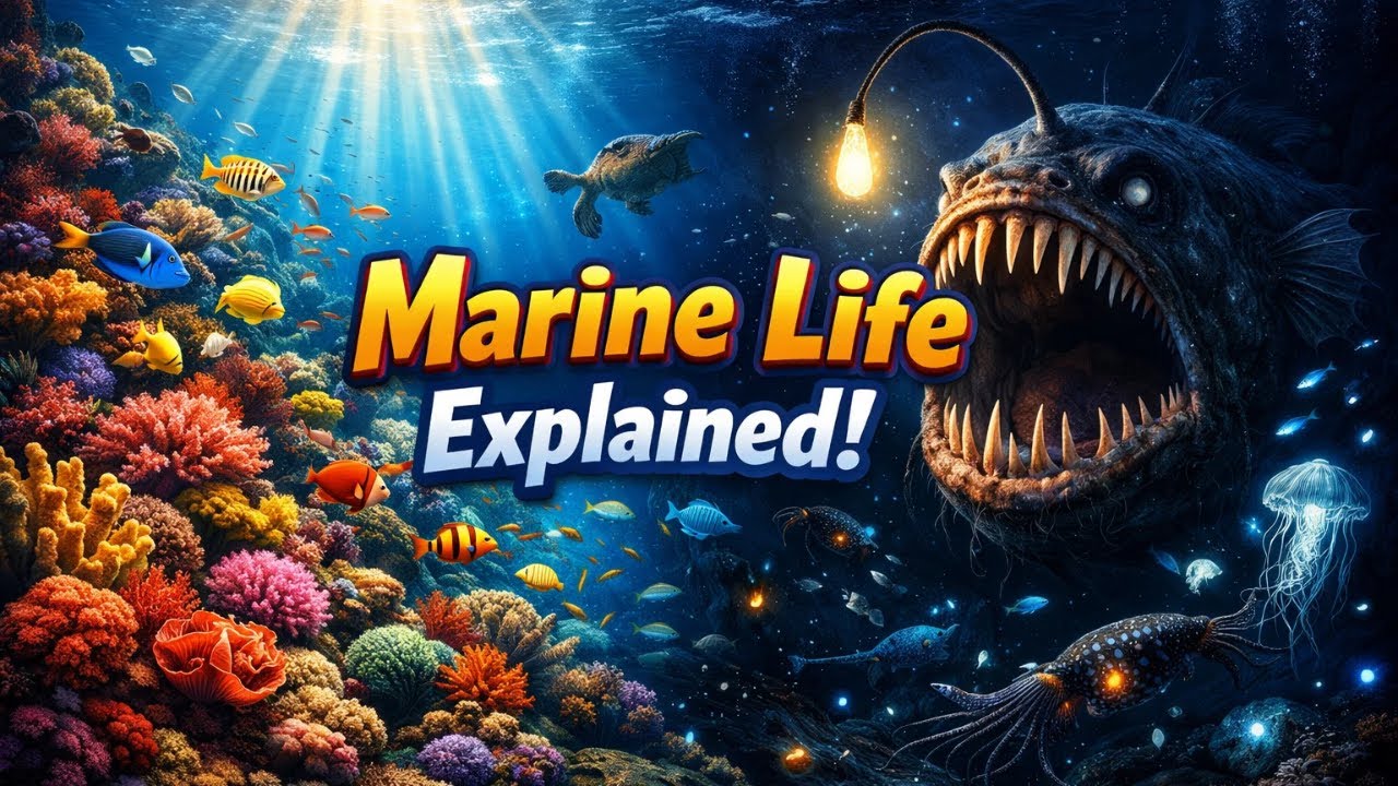 What Is Marine Life ? An Introduction to Ocean Ecosystem.
