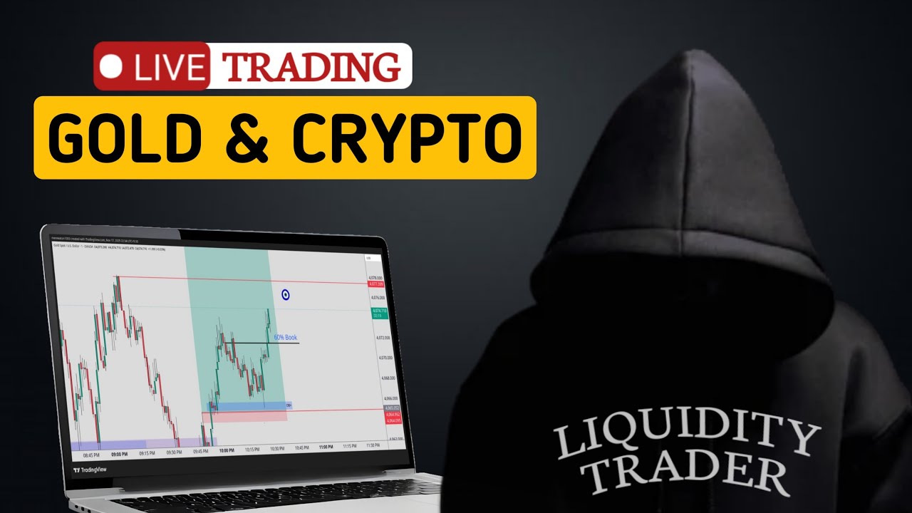 Gold And Crypto Live Trading || 12 Mar || @liquiditytrader2 #goldtrading #cryptotrading #bitcoin