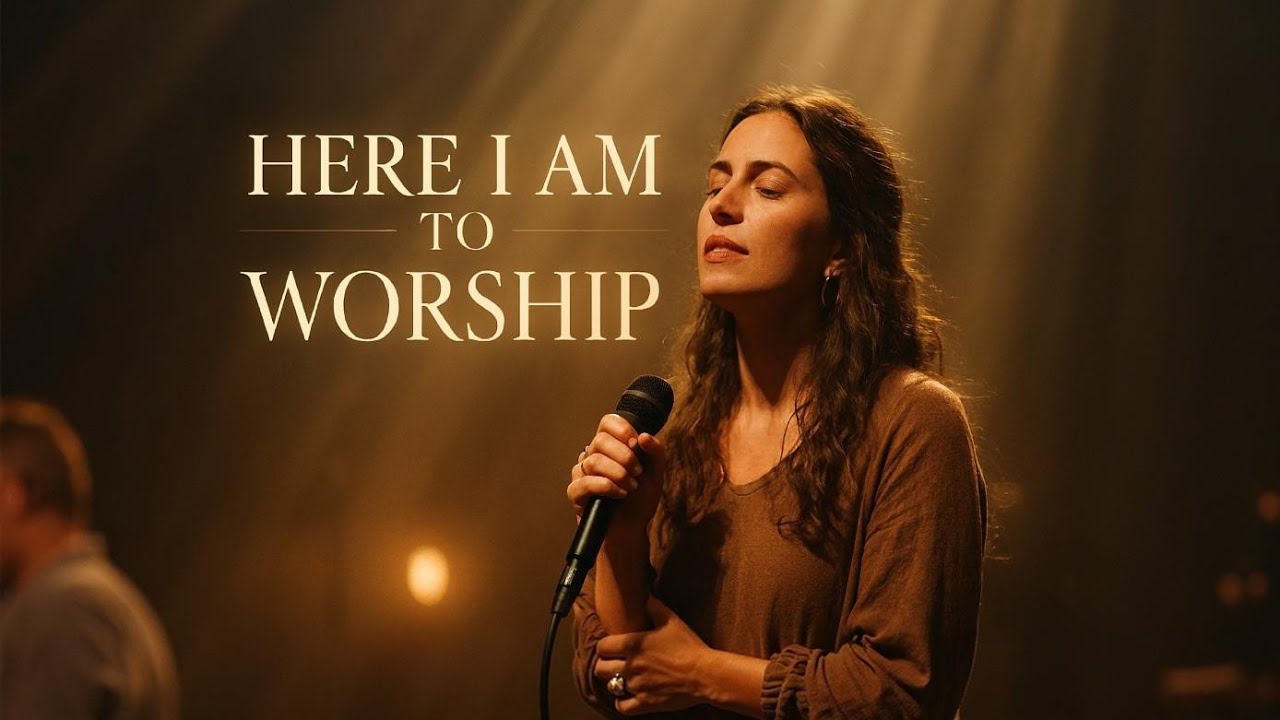 Here I Am to Worship | Powerful Christian Worship Song (Lauren Daigle–Style)