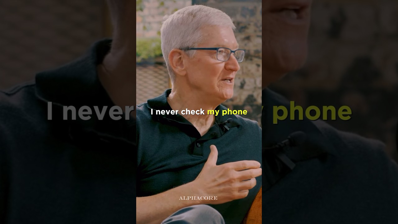 Day in a life of Tim Cook - CEO of Apple