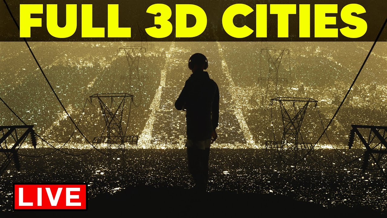 Create a Sprawling 3D CITY without Blowing up your Computer!!
