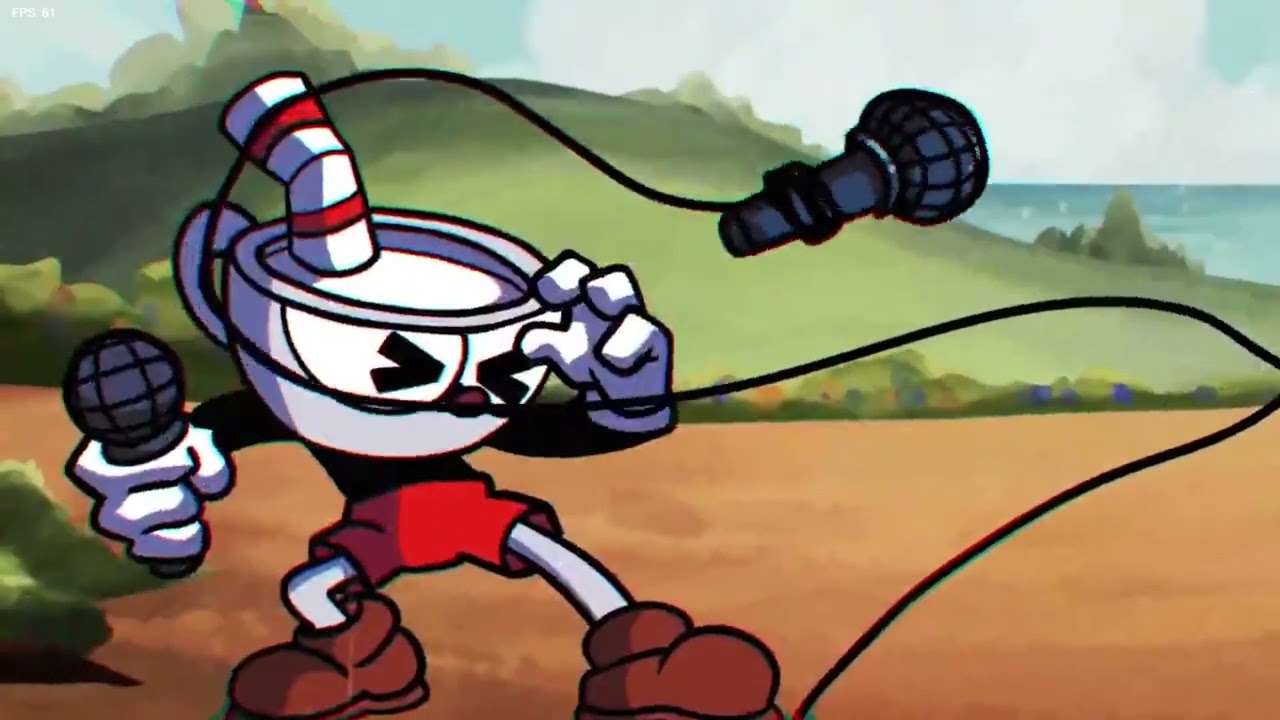 jugando fnf funkin de cuphead