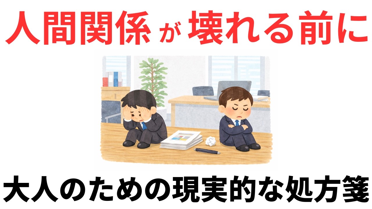 距離を変えるだけで人間関係が楽になる理由【40代以降で激変】　９割が知らない日常で使える面白い雑学・豆知識