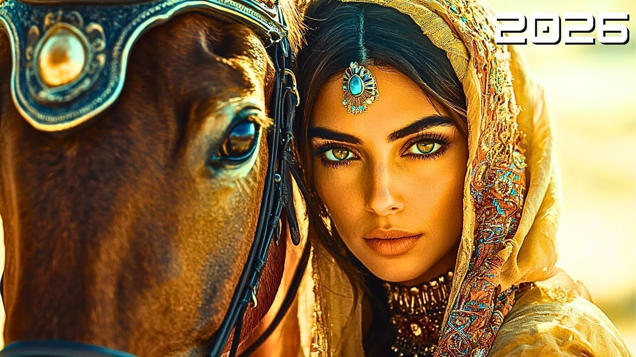 Desert Tales - Golden Winds Through Silent Dunes: Tranquil Nomadic Reflections