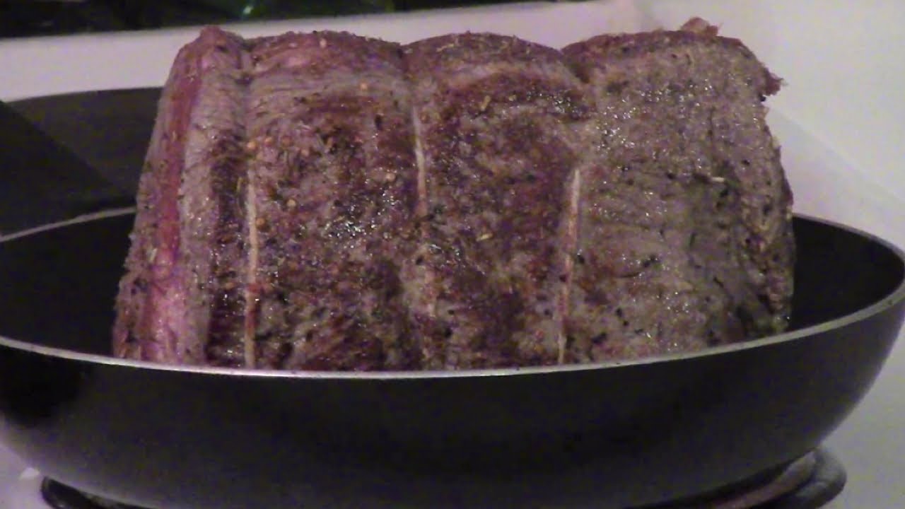 Beef Inside top round roast recipe. Butcher shares tips.