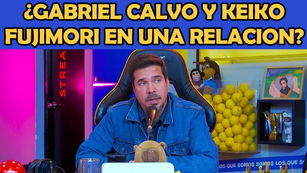 GABRIEL CALVO rompe el silencio sobre su relaci&oacute;n con KEIKO FUJIMORI 🔥
