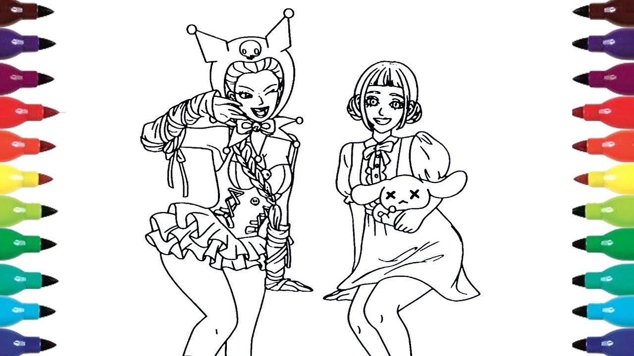KPop Demon Hunters New Coloring Pages - Mira / How to Color Mira (Huntrix) | Happy Draw