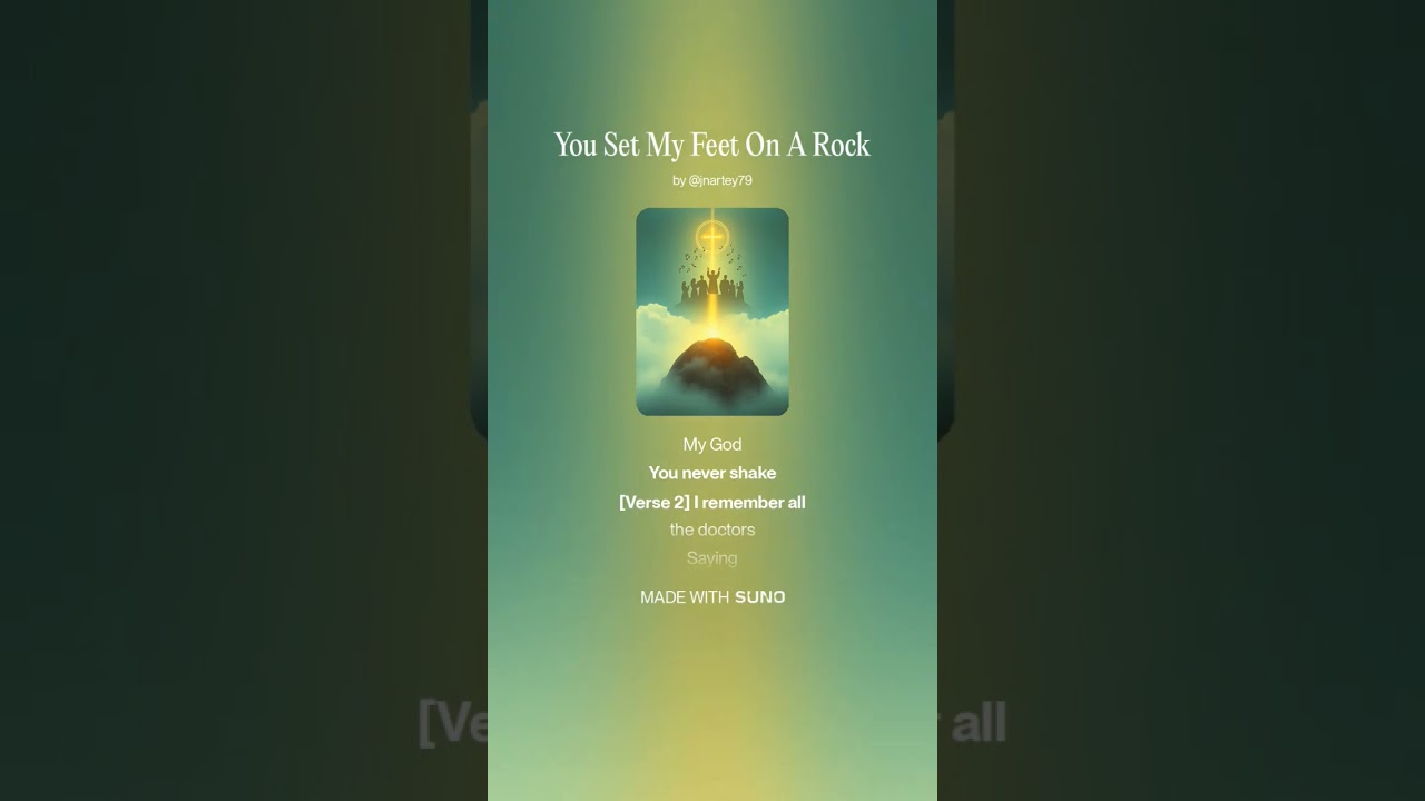 You Set My Feet on a Rock (Gospel Music)