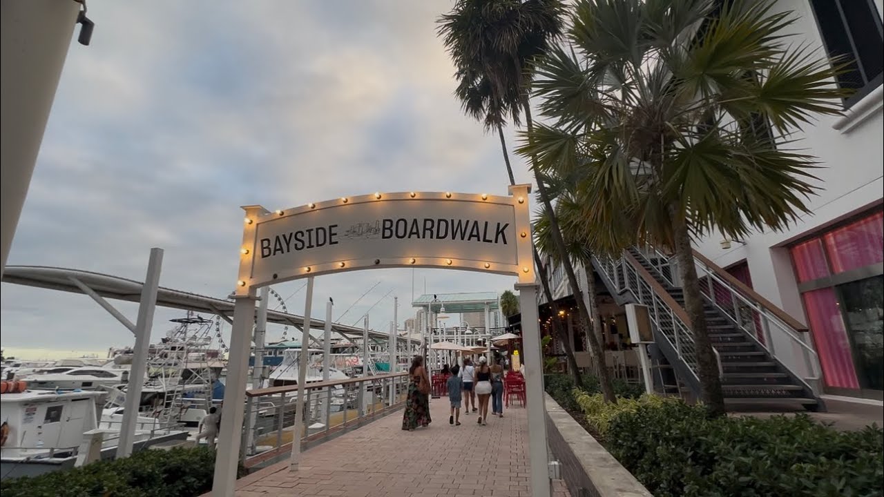 Pre cruise day in Miami,Fl - exploring Bayside Marketplace, Brickell City Centre & Metromover