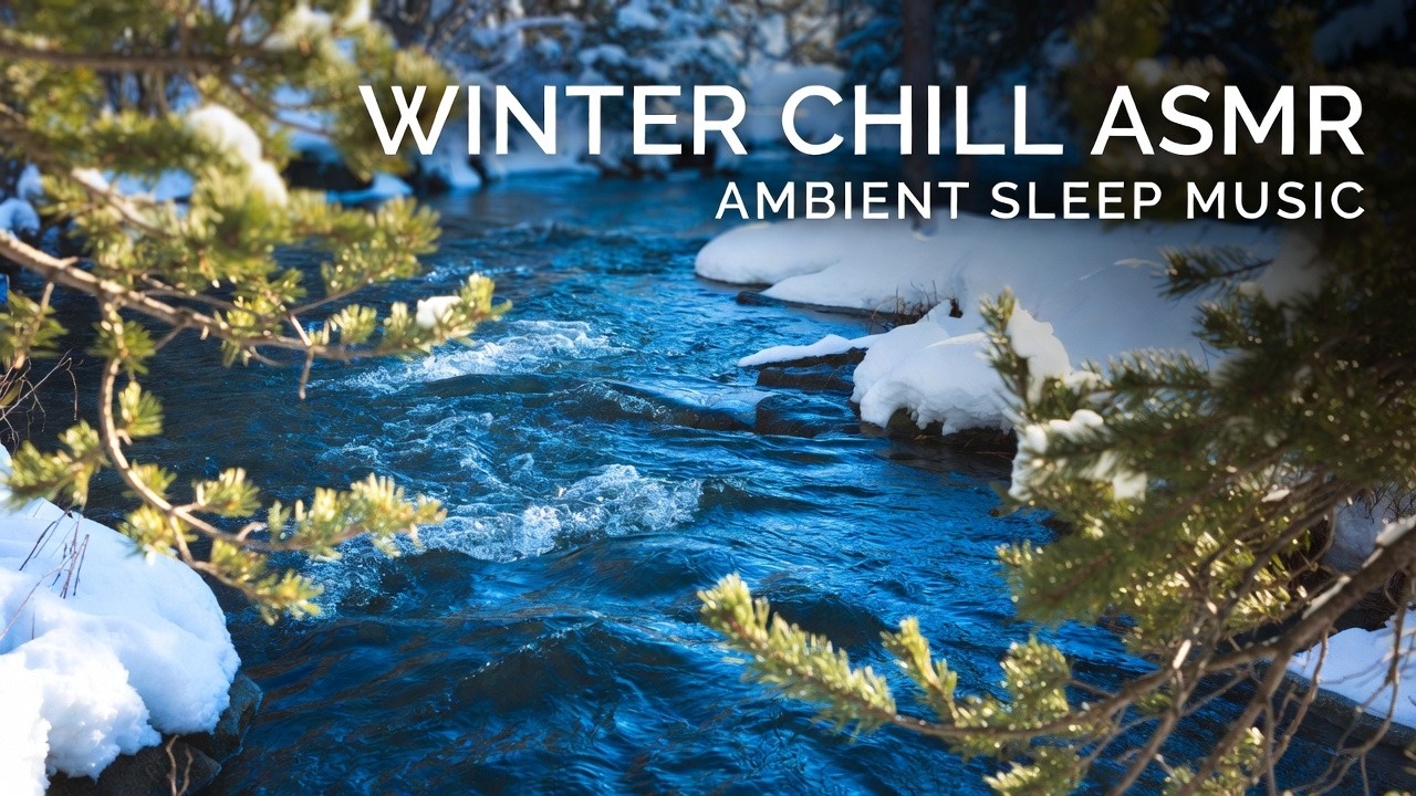 Cold River Serenity - 4K Nature Relaxation & Original Ambient Music #relax #nature #river
