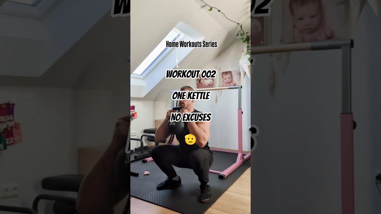 Home Workout Series | WORKOUT 2 🫡ONE KETTLEBELL, NO EXCUSES 
