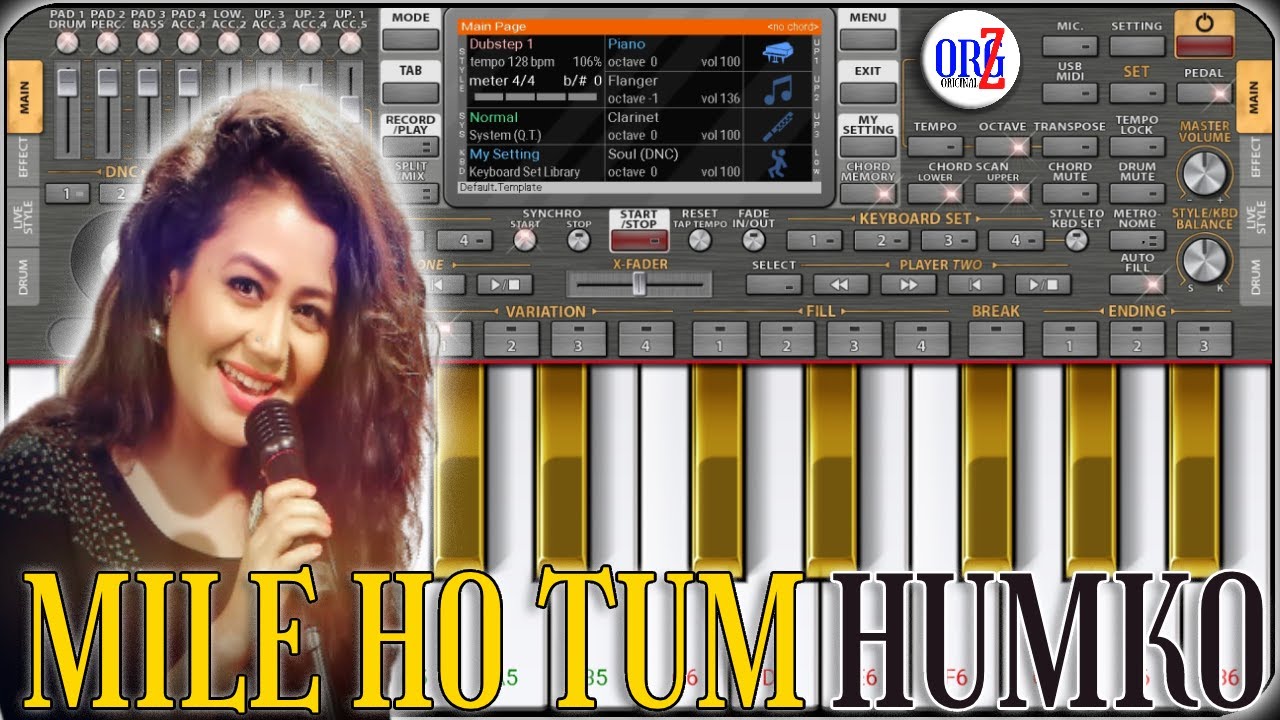 MILE HO TUM HUMKO on Mobile Piano || ORG 2022 || Instrumental Mobile Piano || @pianoonmobile