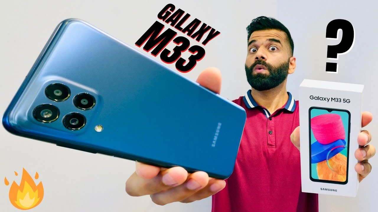 Samsung Galaxy M33 5G Unboxing & First Look | 6000 mAh | 5nm | Secure Folder 🔥🔥🔥