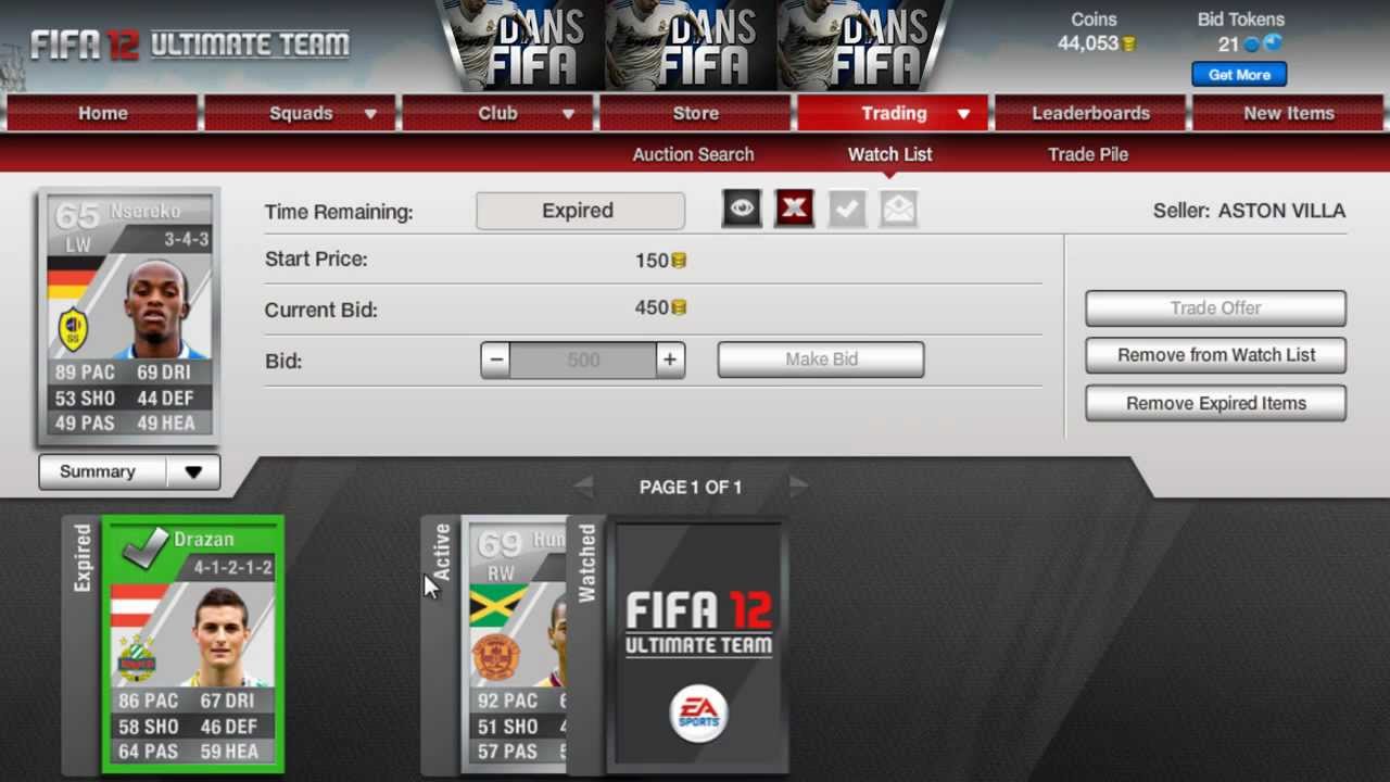 Fifa 12 Trading Tips: Silver Player Auctions [720p]