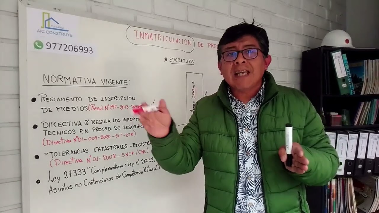 COMO REGISTRAR MI TERRENO EN LOS REGISTROS PUBLICOS. Asesorías al WhatsApp 977206993.