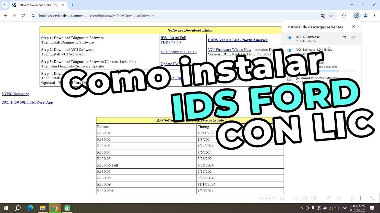 Como instalar la nueva solucion para IDS FORD con licencia