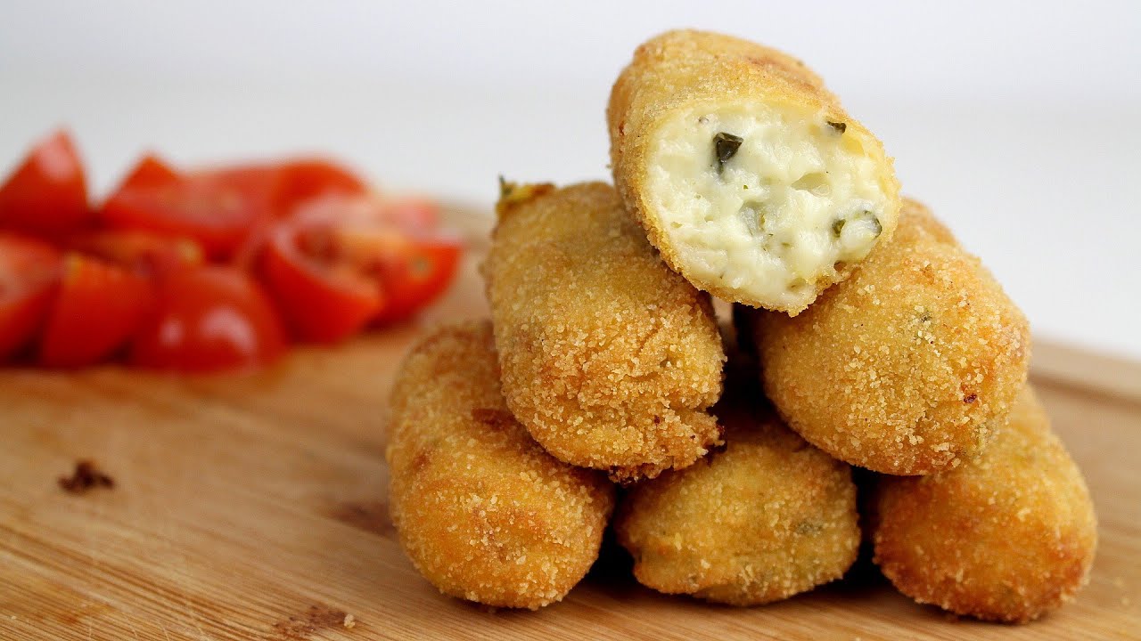 🥒🧀CROQUETAS DE CALABACÍN Y QUESO DE OVEJA CON THERMOMIX 🧀🥒| Receta fácil de croquetas caseras