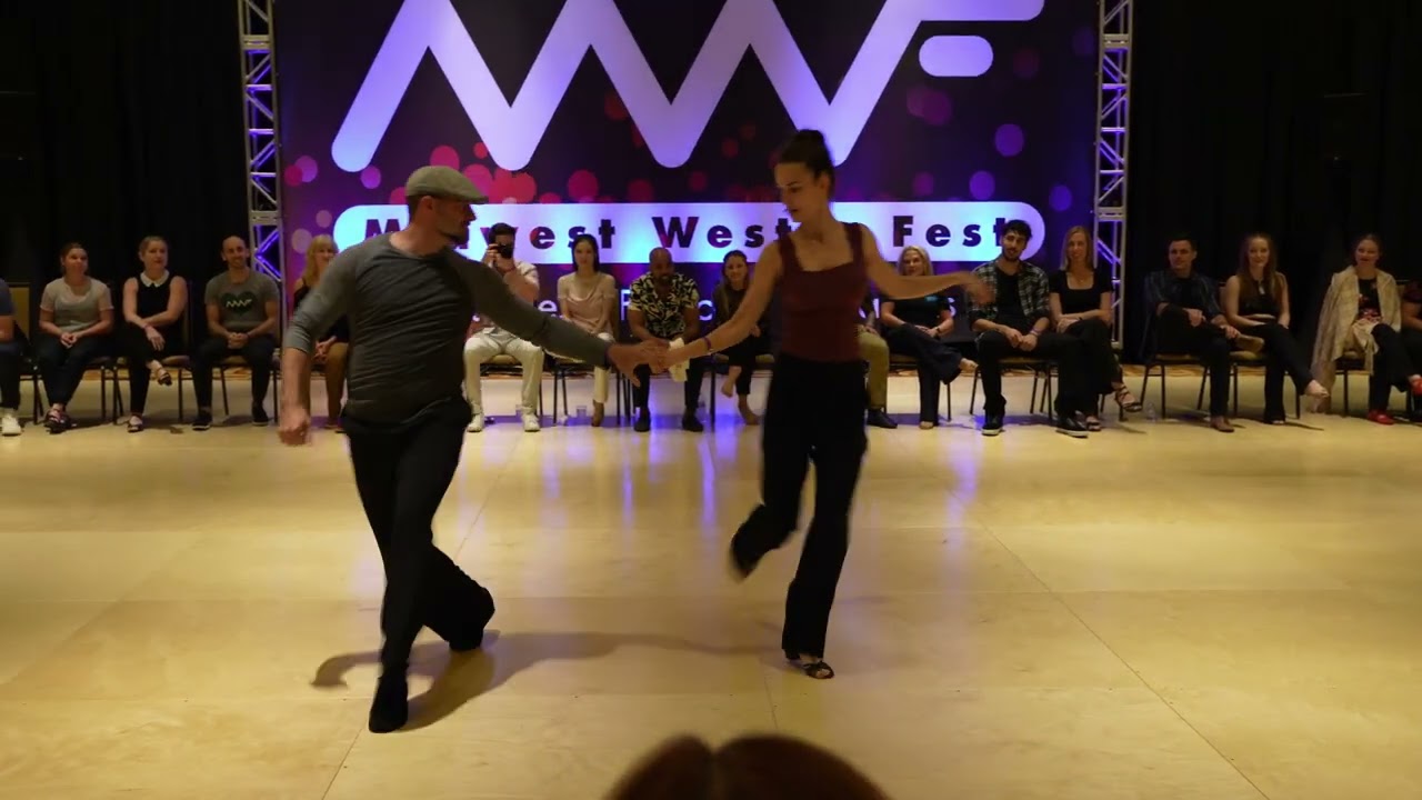 Midwest Westie Fest 2023 All-Star/Champions Strictly Swing Finals 1st Place - Kris & Bryn