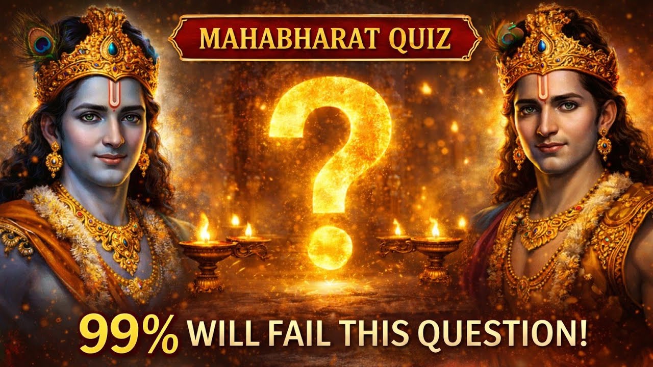 Top 1% మాత్రమే గెలుస్తారు! 😮 మహాభారత Tough Quiz  | #Quiz #mythology #viralvideo 