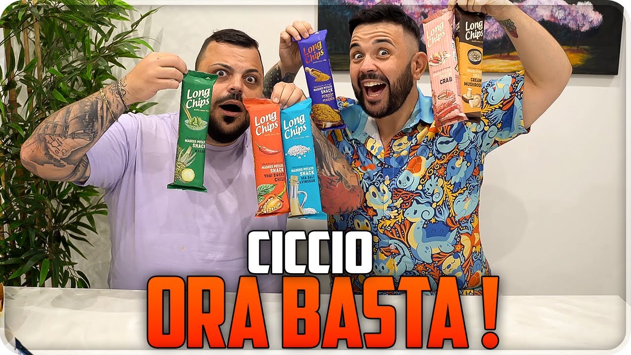 CICCIO MI HA CONDIZIONATO ANCORA mentre proviamo le LONG CHIPS ..ORA BASTA!!!