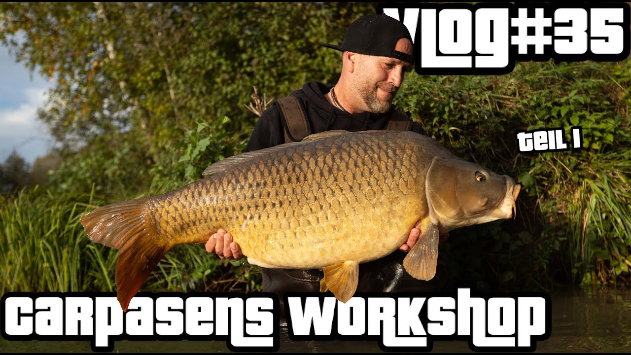 Big Fish angeln in Frankreich / Carpasens Workshop Teil 1 | Vlog#35 BrockeTV