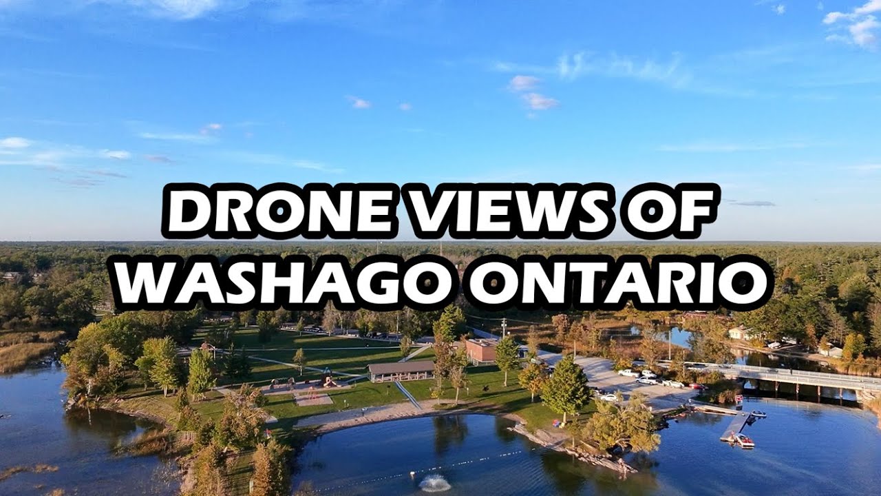 AMAZING DRONE VIEWS OF WASHAGO! 𖥂
