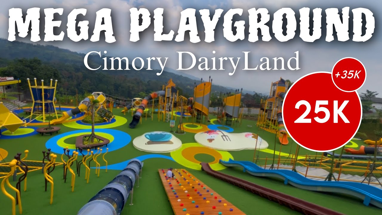 Inilah Mega Playground Cimory DairyLand Yang Katanya Terbesar di Jawa Timur??