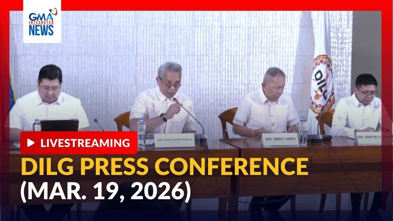 LIVE - DILG press conference (Mar. 19, 2026) - Replay | GMA Integrated News
