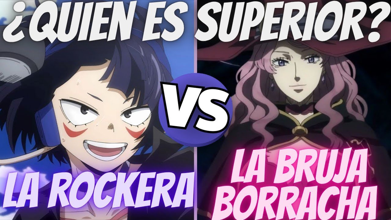Quién Es Superior La Rockera Jirou De MHA VS La Bruja Vanessa De Black Clover