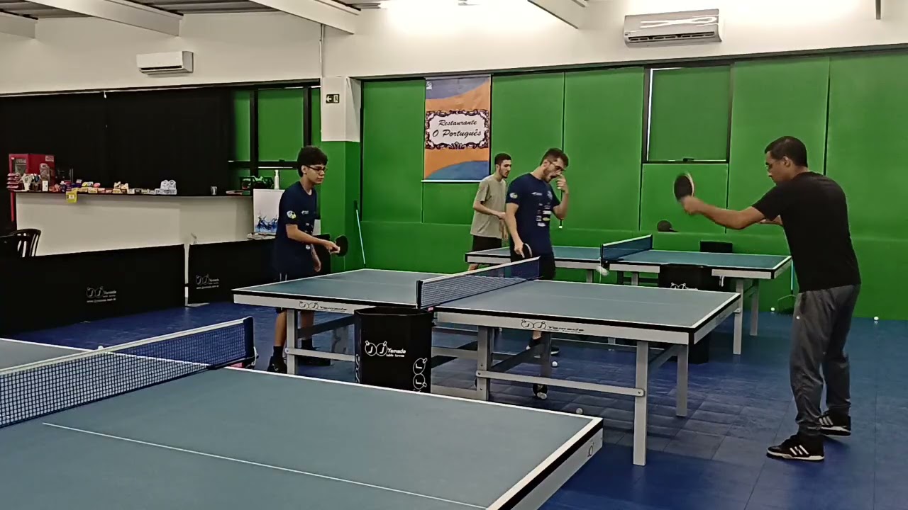TREINO DE TENIS DE MESA- PING PONG 