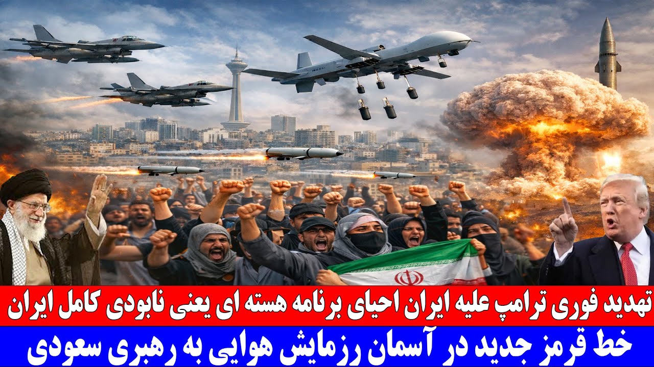 خبریِ فوری: تهدید فوری ترامپ علیه ایران احیای برنامه هسته ای یعنی نابودی کامل ایران.
