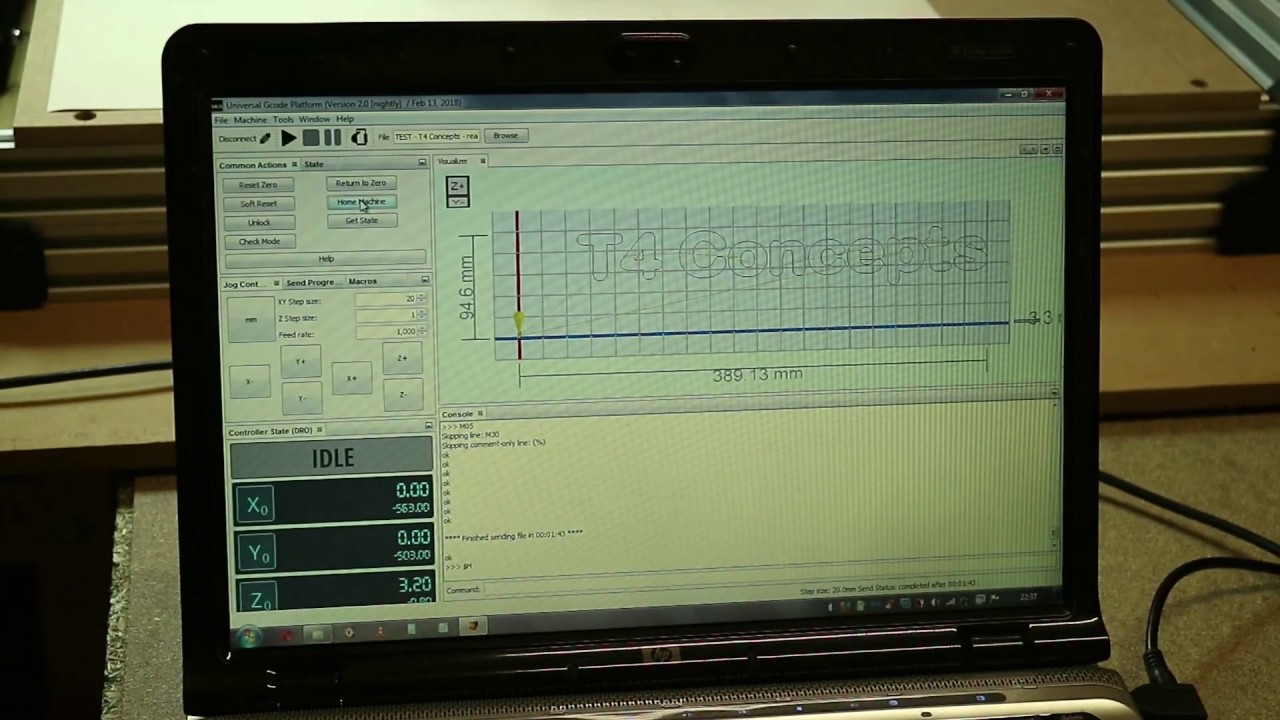 UGS Platform Universal GCode Sender latest incarnation