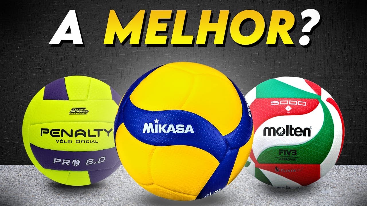 TOP 10 Bolas de VÔLEI para INICIANTES e PROFISSIONAIS!