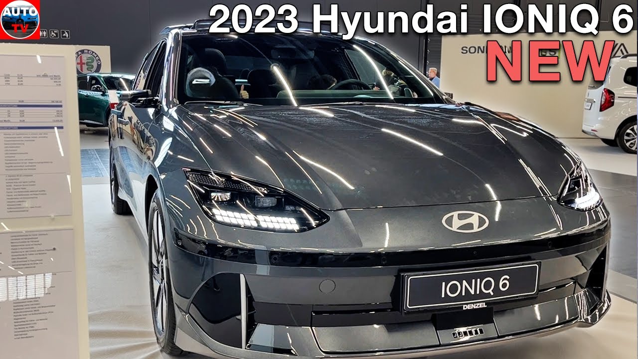 2023 Hyundai IONIQ 6 TOP LINE Long Range 77.4kWh - Walkaround (Nocturne Gray Metallic)