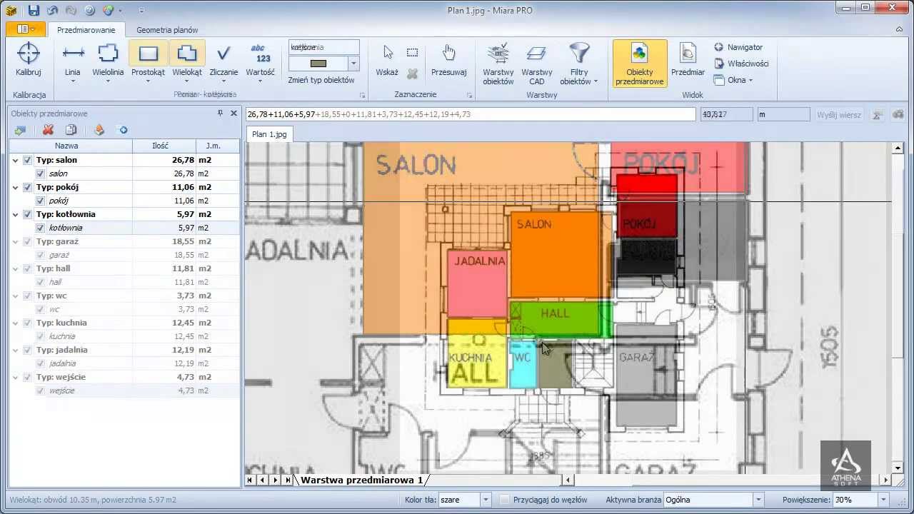 Miara PRO - praca ze skanami projekt&oacute;w i fotografiami