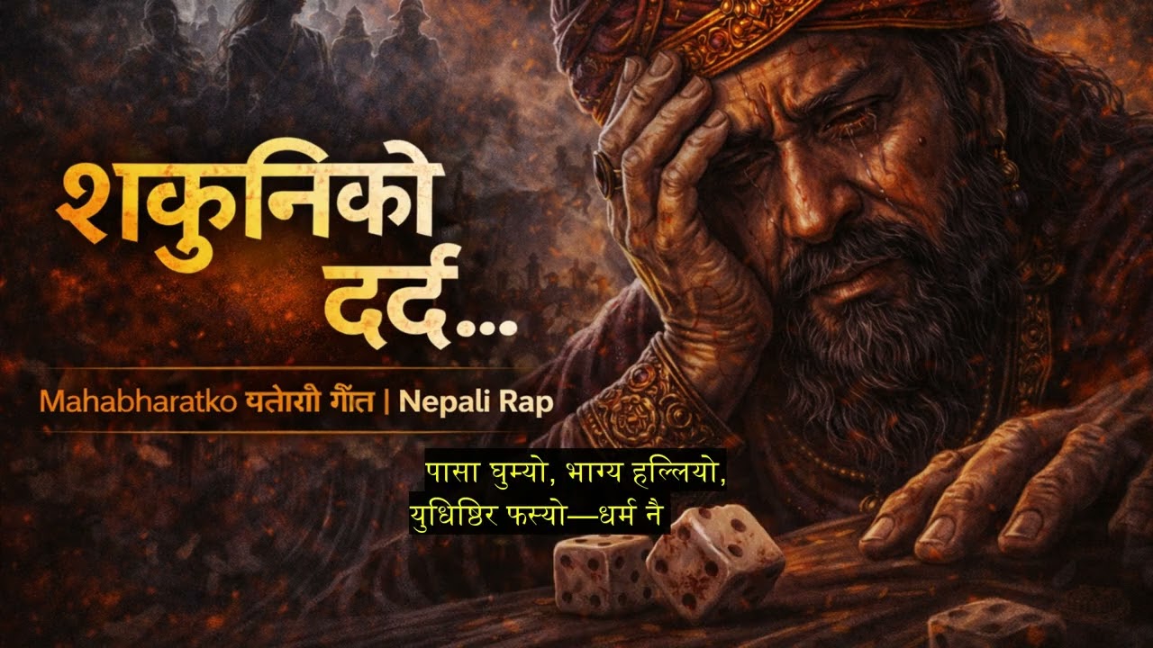 शकुनिको दर्द… | Badla, Dard & Paap | Epic Nepali Rap from Mahabharata