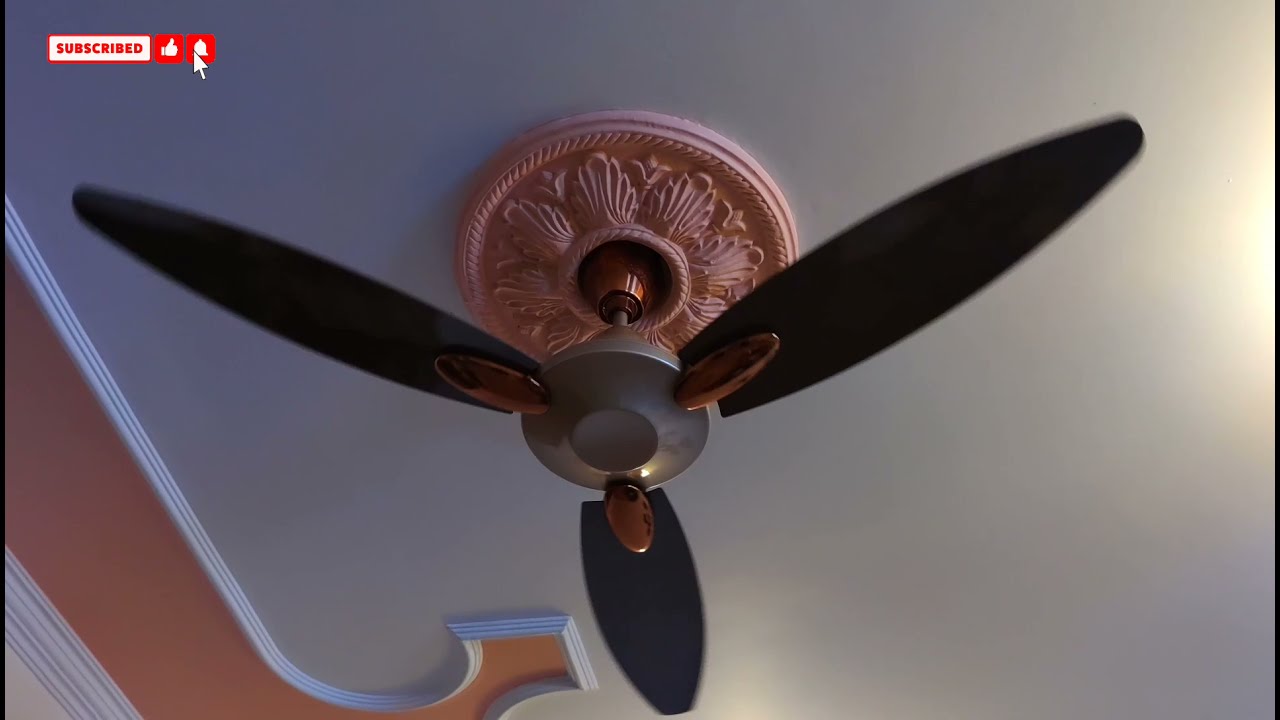 Usha Bloom Daffodil Goodbye Dust Ceiling Fan | Sparkle Golden and Brown | Installation & Review